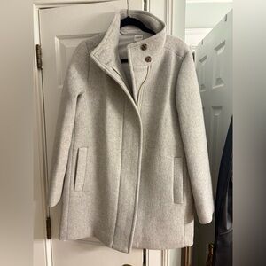 J. Crew Women's Light Gray Trench Coat